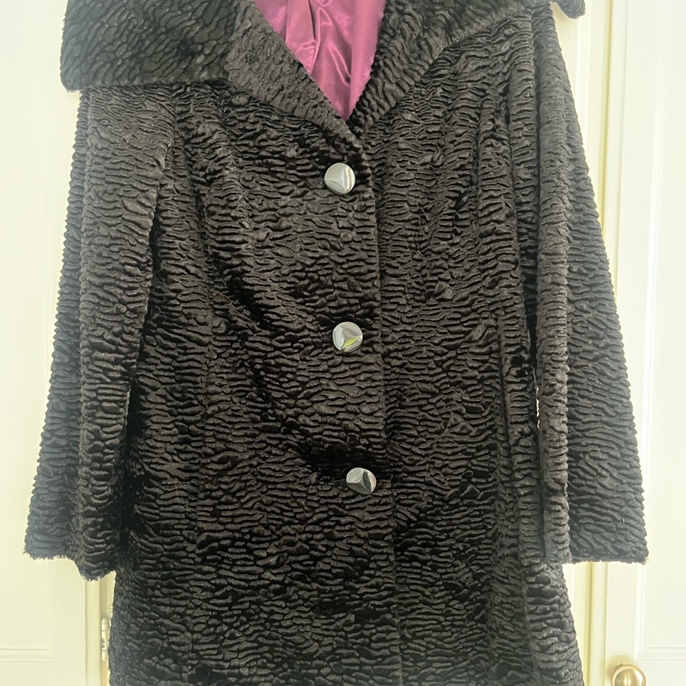 Vintage style velvet coat